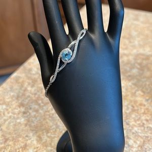 Sterling silver adjustable bracelet